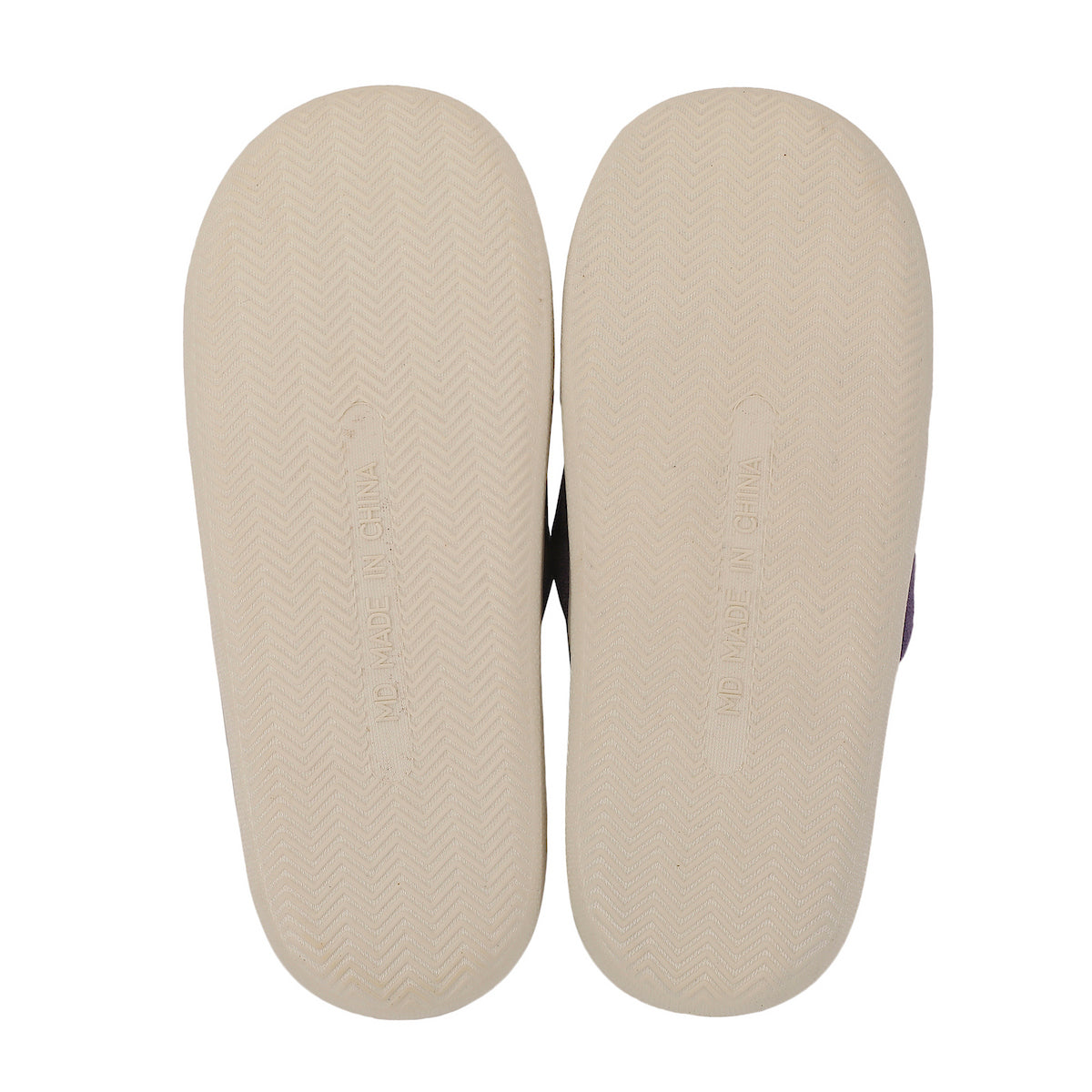 Kuromi Head Patch Women's Purple Open Toe Slipper