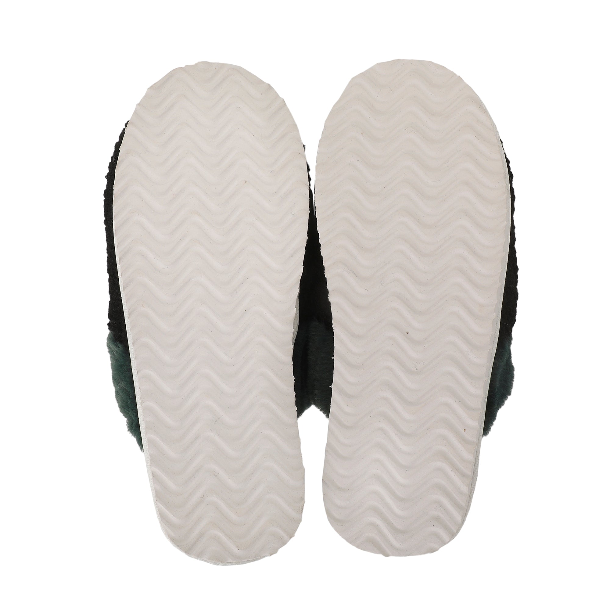 Wicked Part 2 Logo Women's Green & Black Open-Toed Slippers