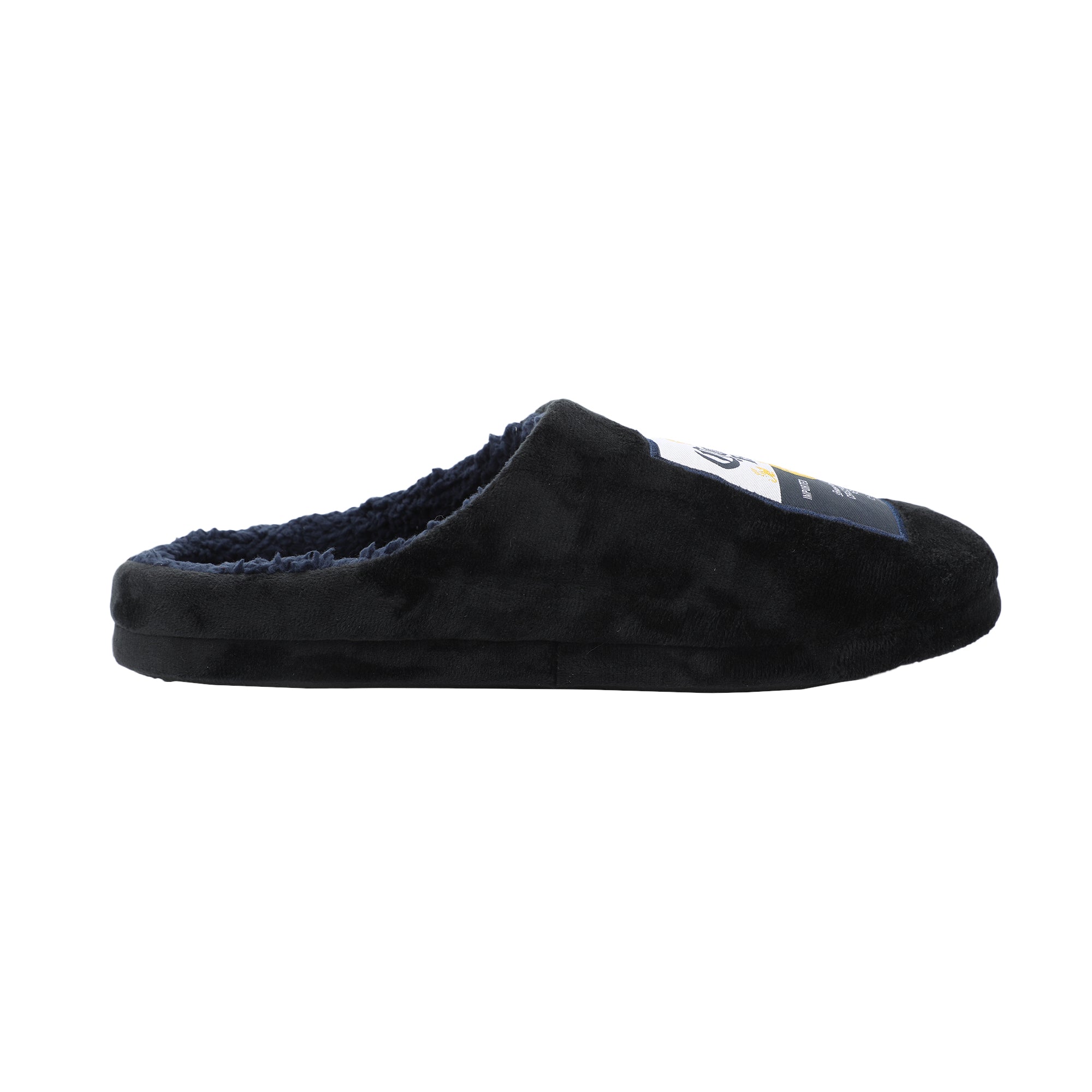 Corona Beer Labels Men's Black Scuff Slippers