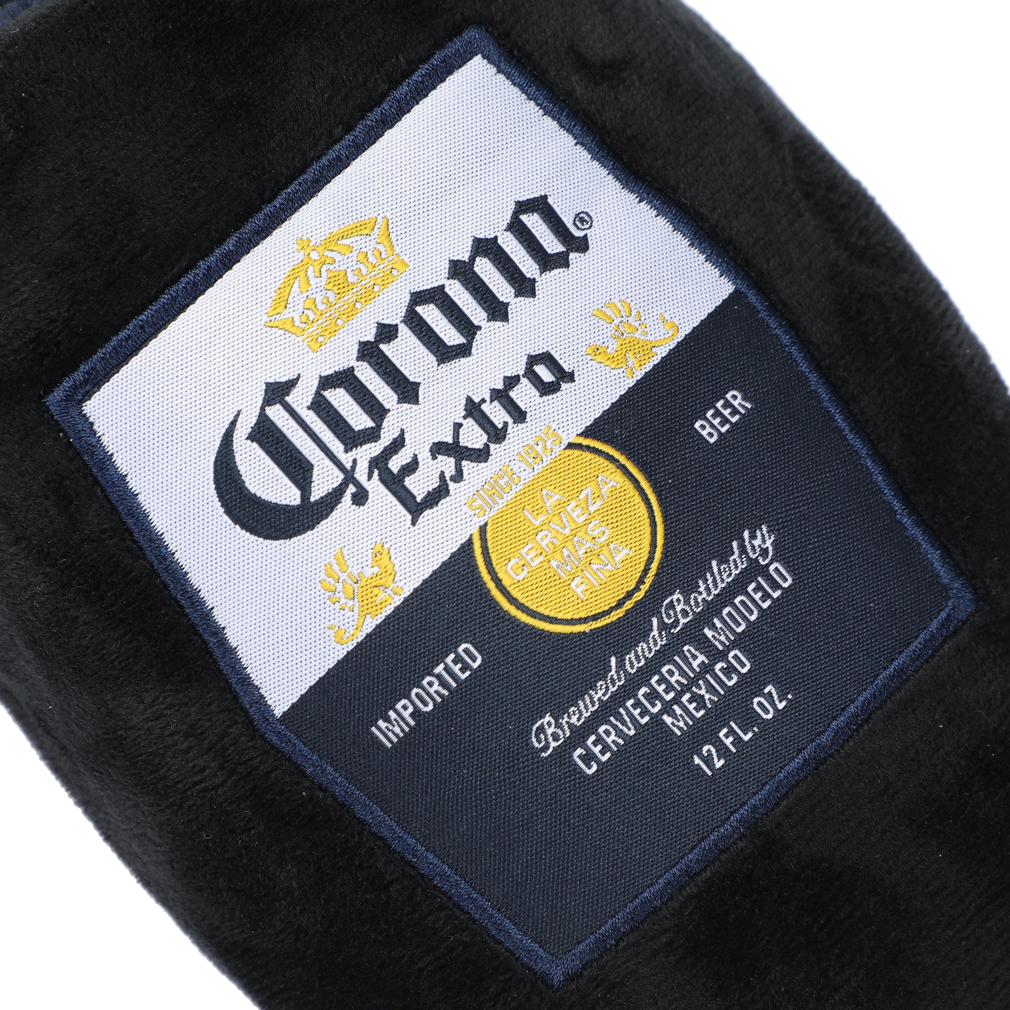 Corona Beer Labels Men's Black Scuff Slippers