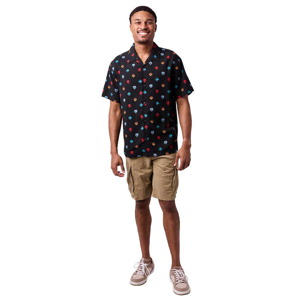 Jujutsu Kaisen All-Over Print Adult Collared Button-Up Short Sleeve Shirt