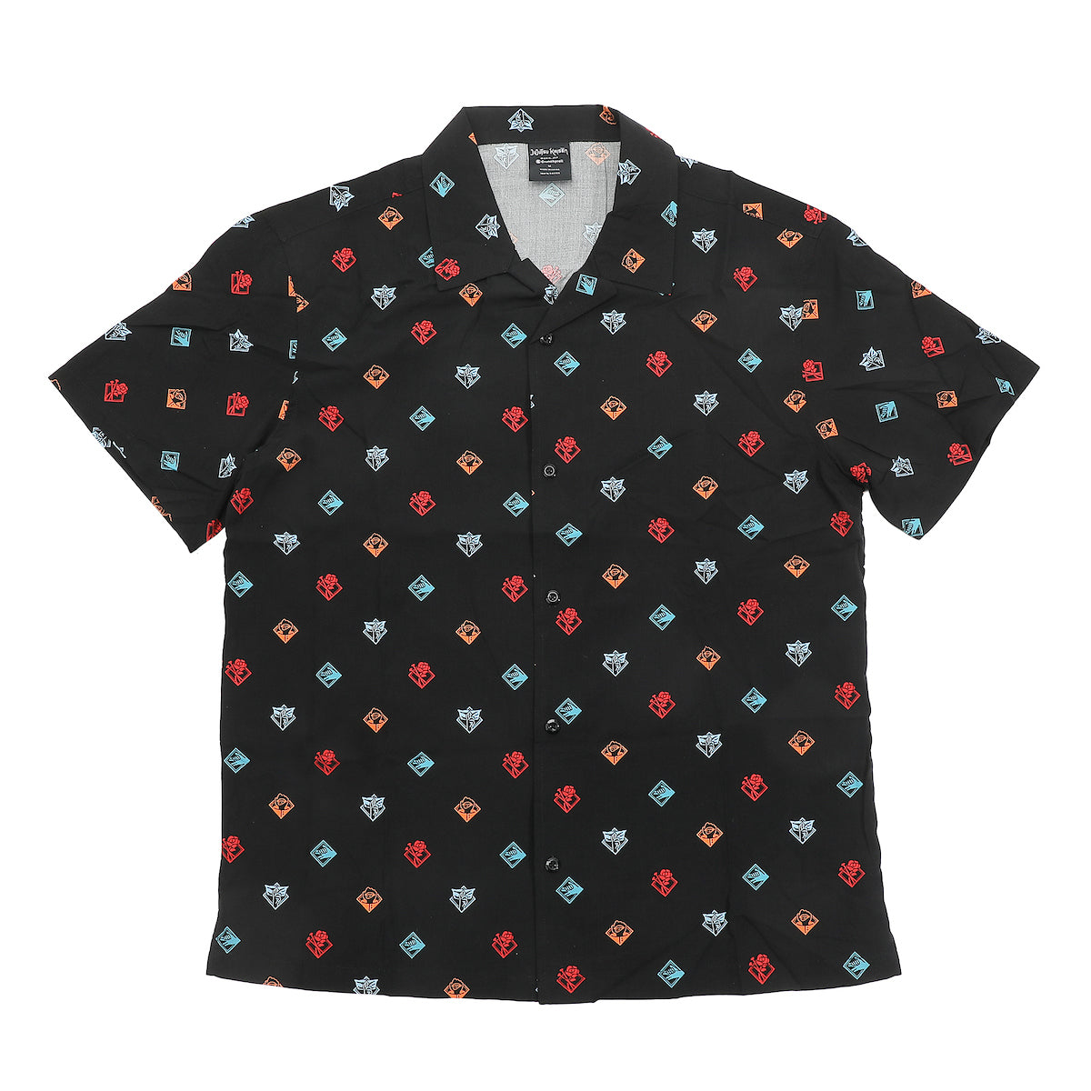 Jujutsu Kaisen All-Over Print Adult Collared Button-Up Short Sleeve Shirt