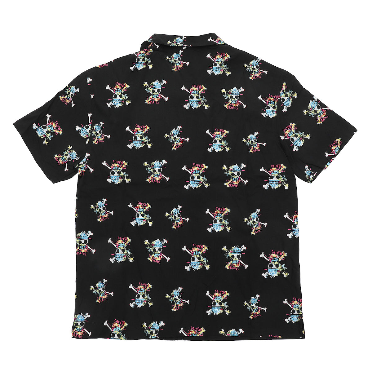 One Piece (Manga) All-Over Print Men's Collared Button-Up Short Sleeve Shirt