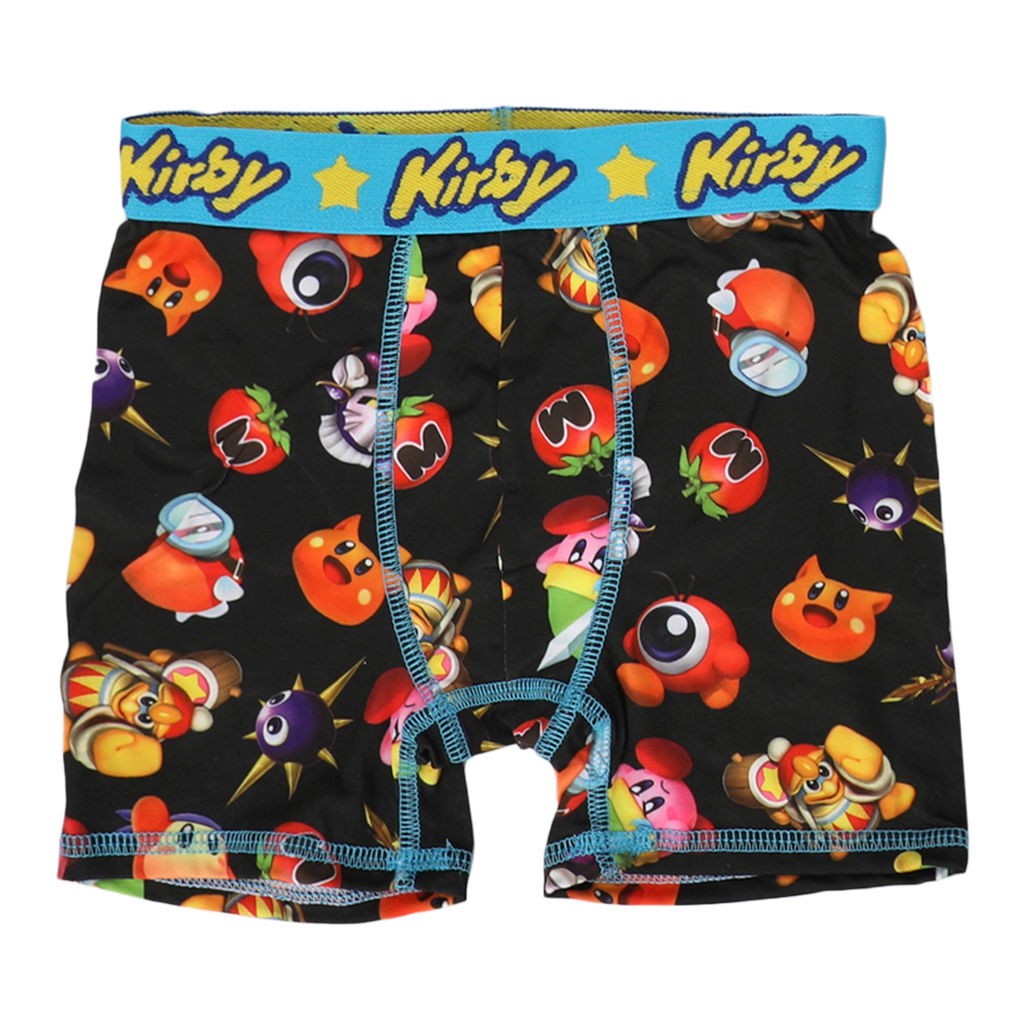 Kirby Characters & Power Ups 4-Pack Boy's Boxer Briefs