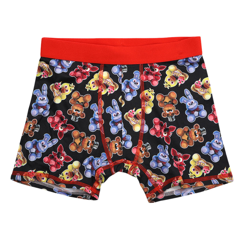 Five Nights at Freddy's  Horror Video Game Youth Boys Underwear 5pk Boys Boxer Briefs Set