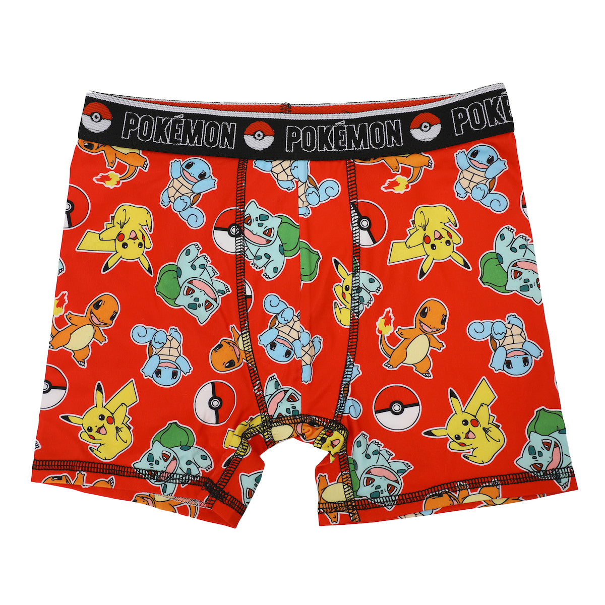 Pokemon Character AOP Boy's 4-Pack Boxer Briefs