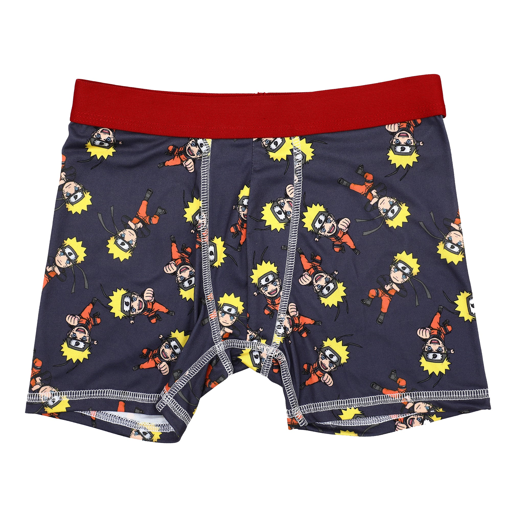 Naruto Shippuden Character Print Multipack Boys Boxer Briefs Underwear