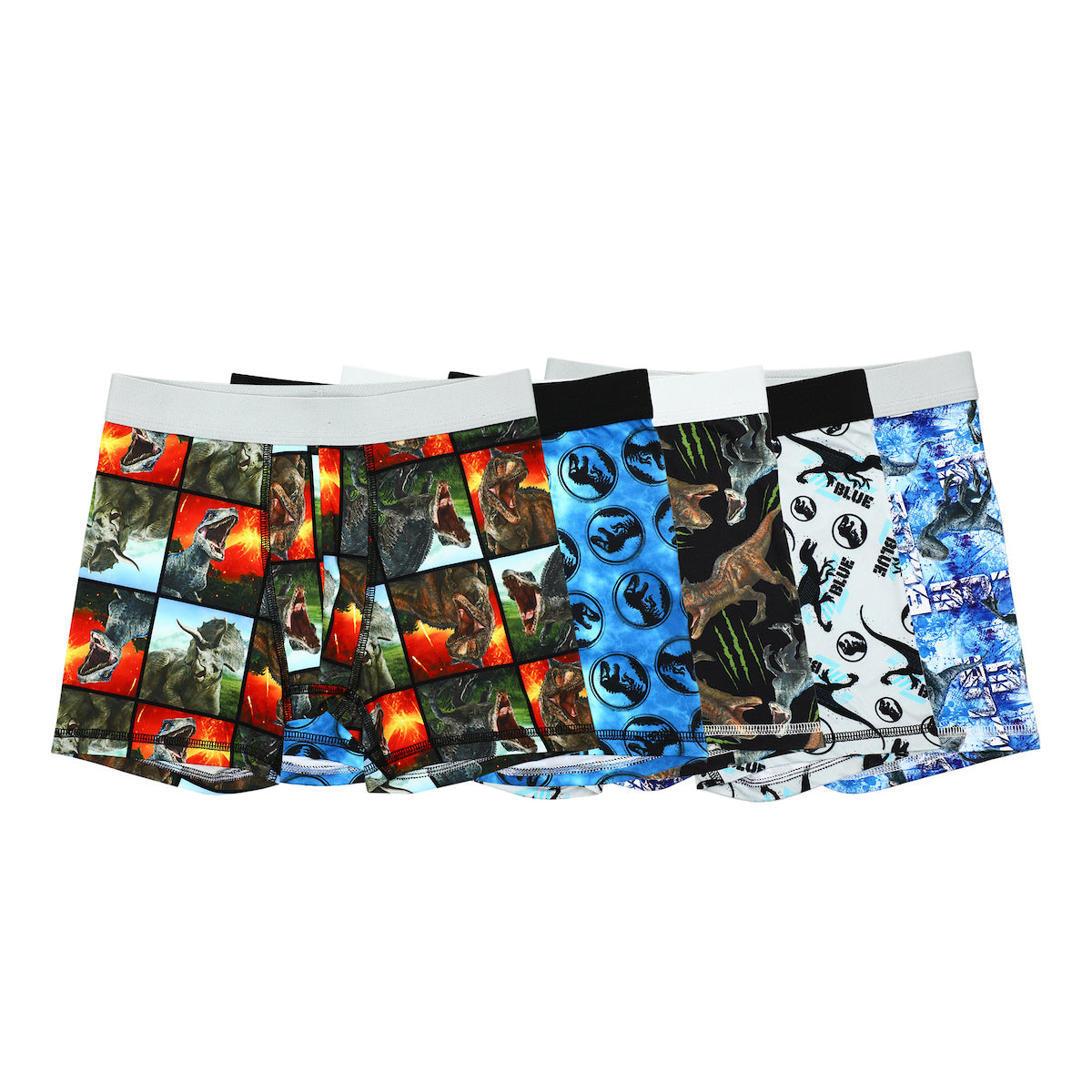 Jurassic World Dinosaurs Multipack Boys Underwear Boxer Briefs-Size-6/7