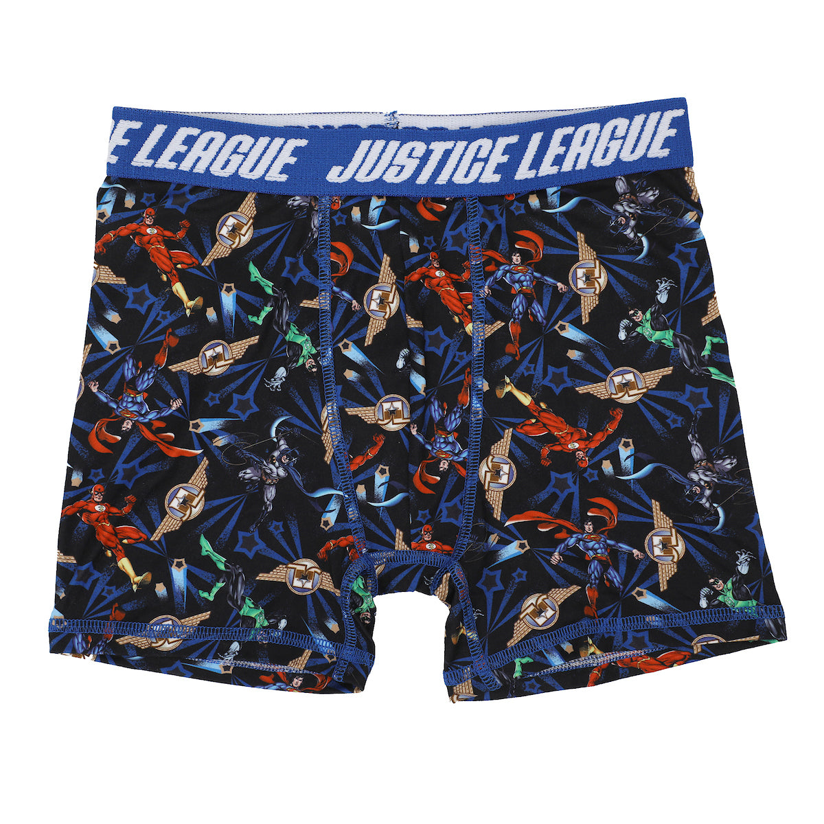 Youth Boys Justice League Boxer Brief Underwear 5-Pack - Superhero Comfort for Kids