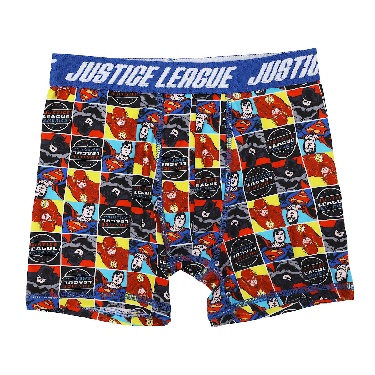 Youth Boys Justice League Boxer Brief Underwear 5-Pack - Superhero Comfort for Kids