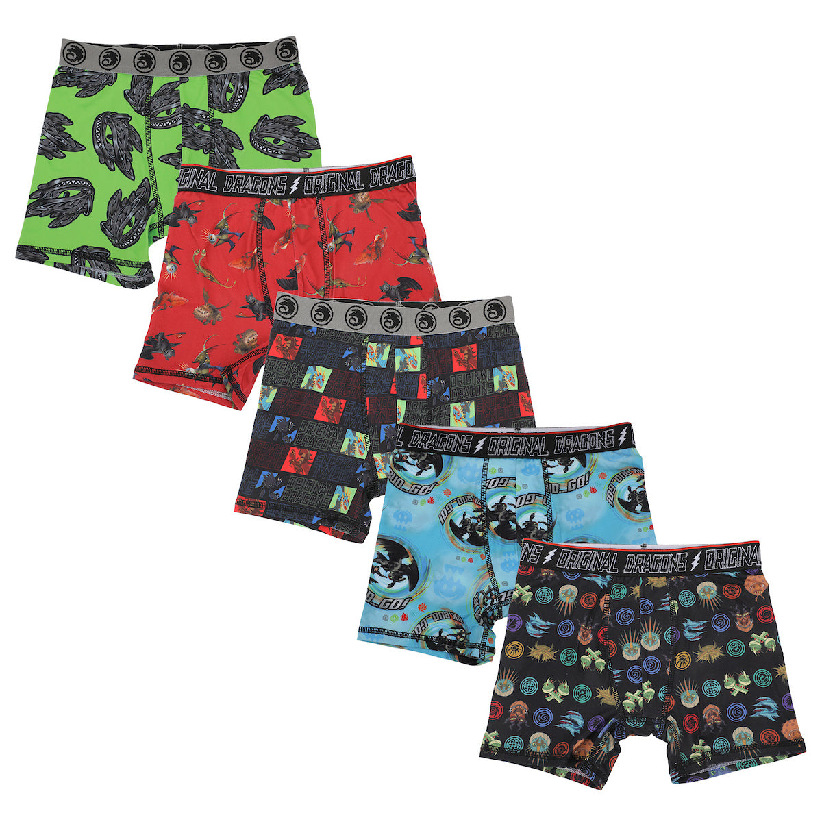 How To Train Your Dragon Boy's 5-Pack Boxer Briefs