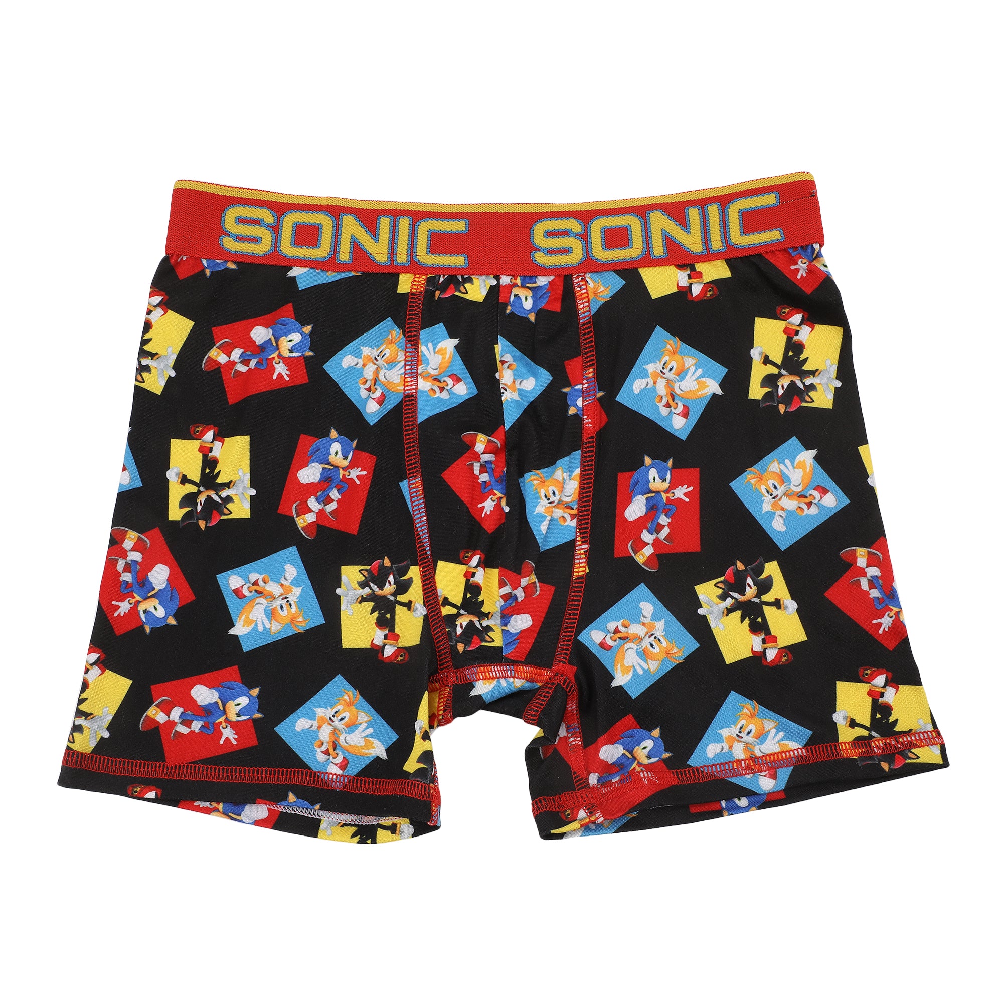 Sonic the Hedgehog Modern All-Over Prints Boys' Boxer Briefs Multipack (5 Pack)