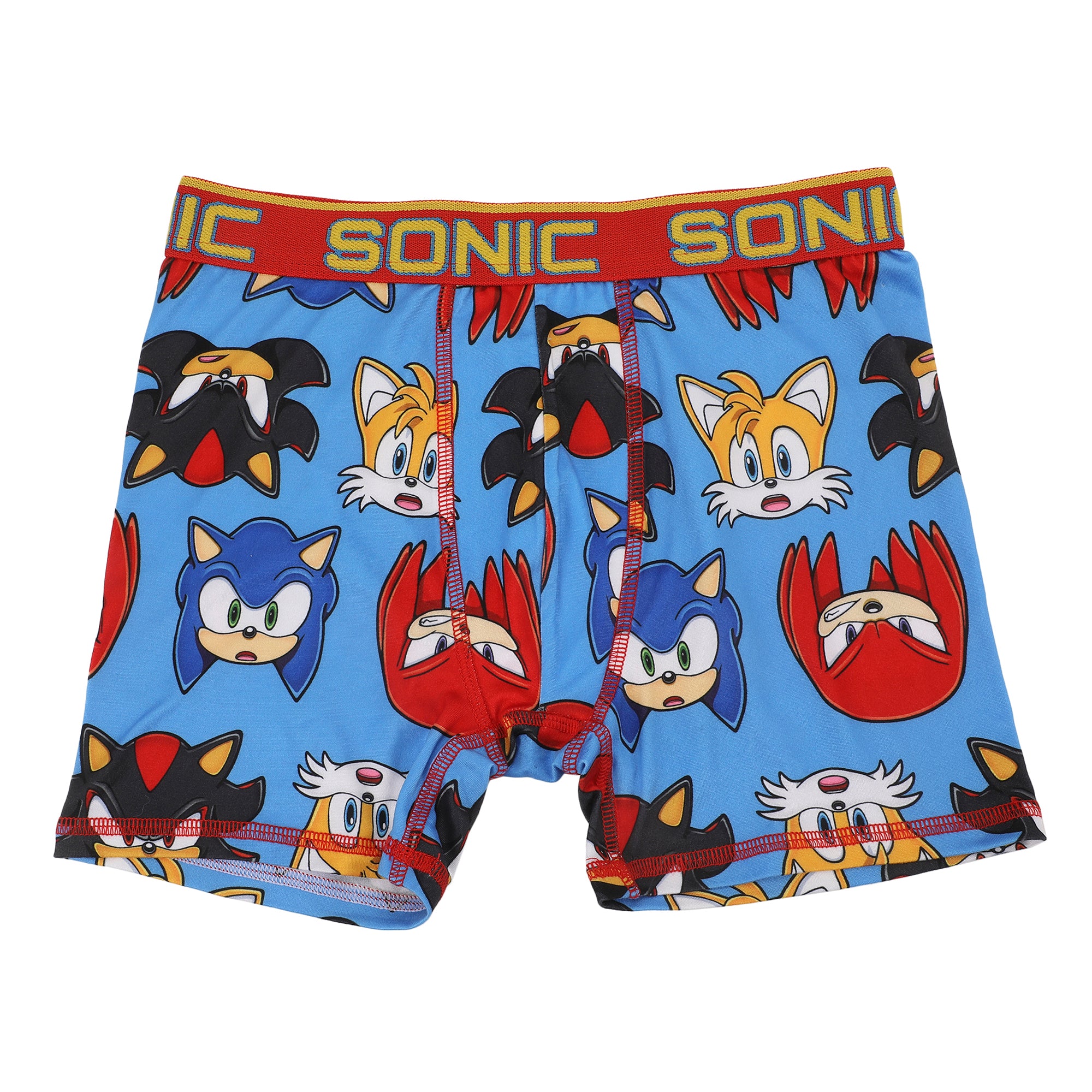 Sonic the Hedgehog Modern All-Over Prints Boys' Boxer Briefs Multipack (5 Pack)
