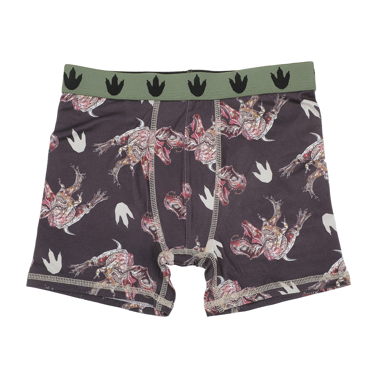 FUNFARE Underwear Dinosaurs All-Over Print Boy's 5-Pack Boxer Briefs