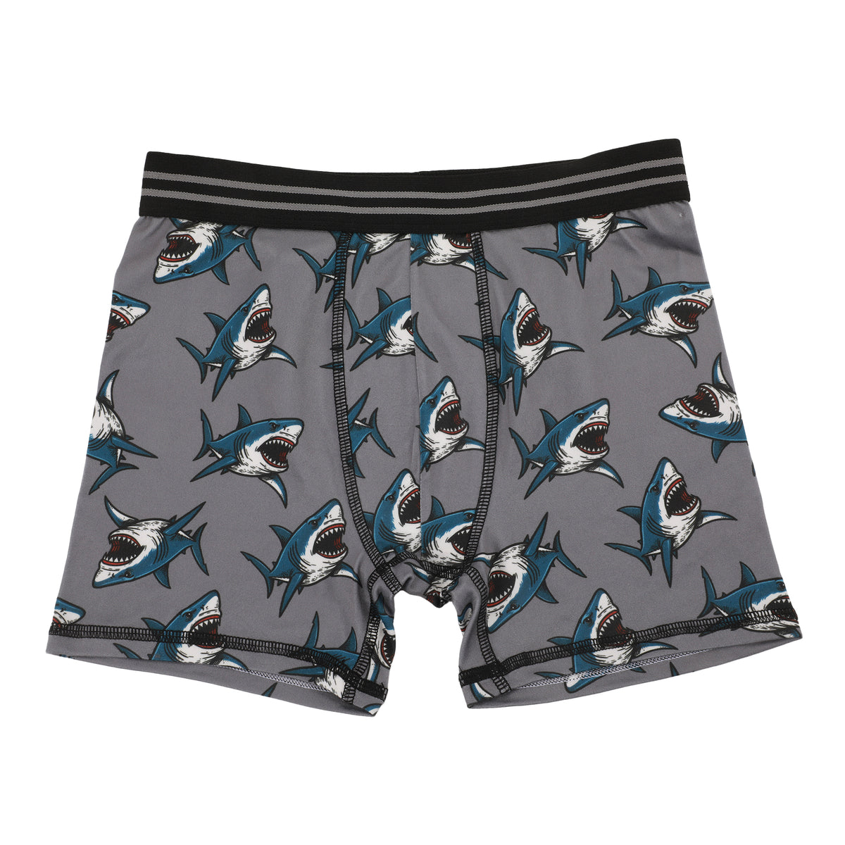 FUNFARE Underwear Sharks All-Over Prints Boys' Boxer Briefs Multipack (5 Pack)