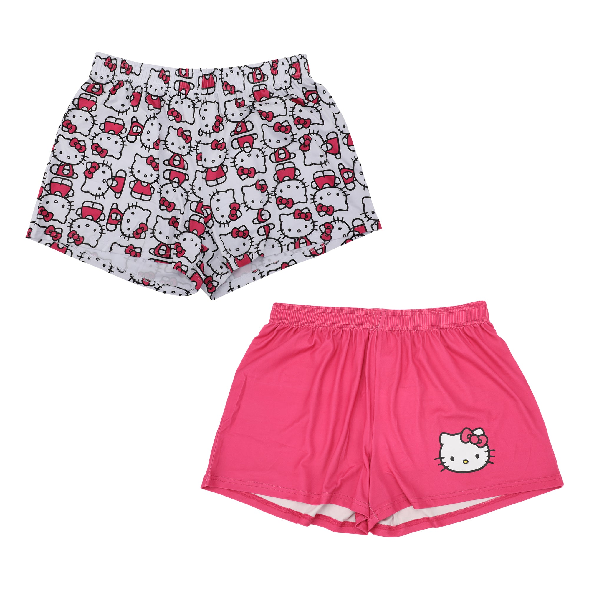 Hello Kitty Character Print Women's 2-Pack Sleep Pajama Shorts