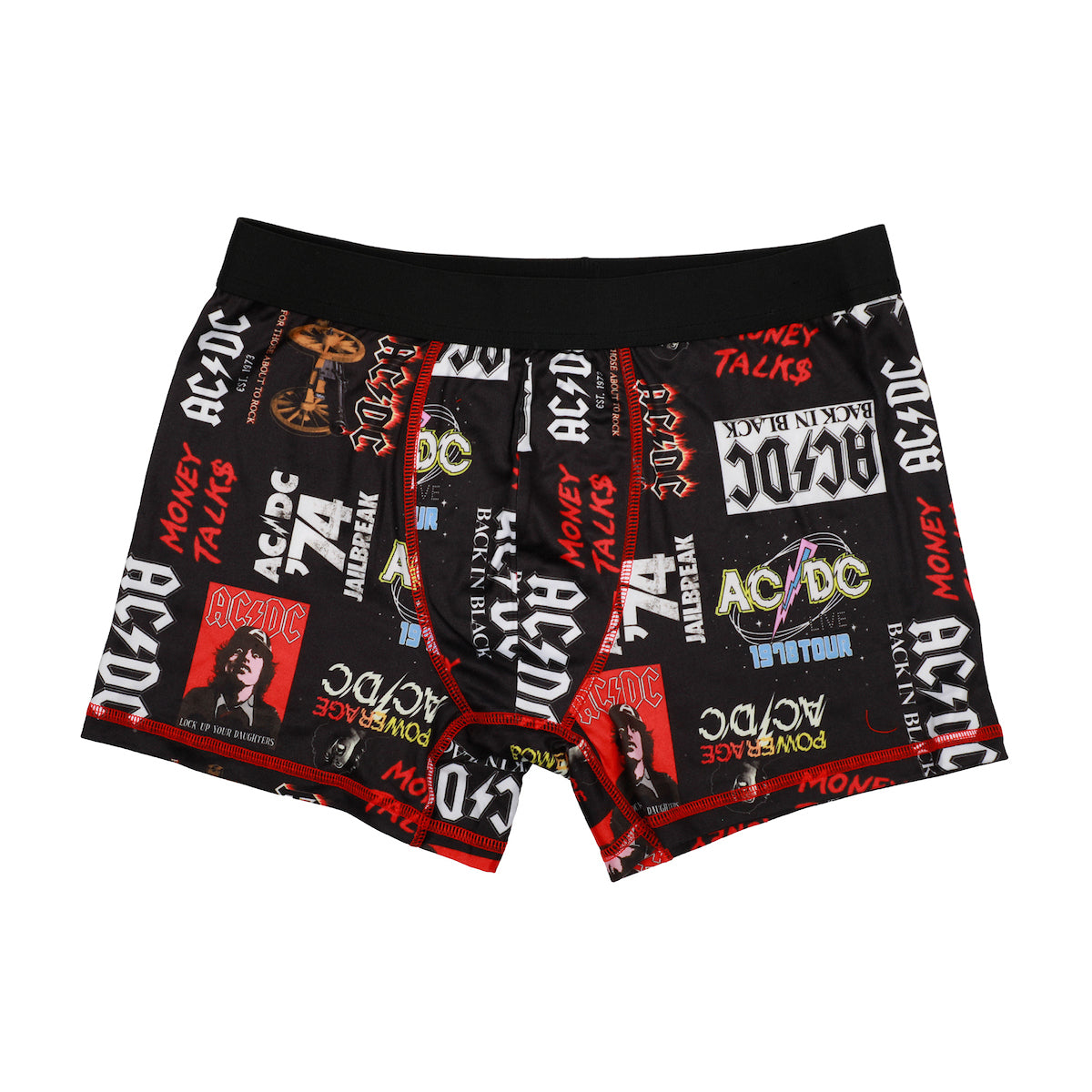 ACDC Album Art & Logos Men's 3-Pair Boxer Briefs