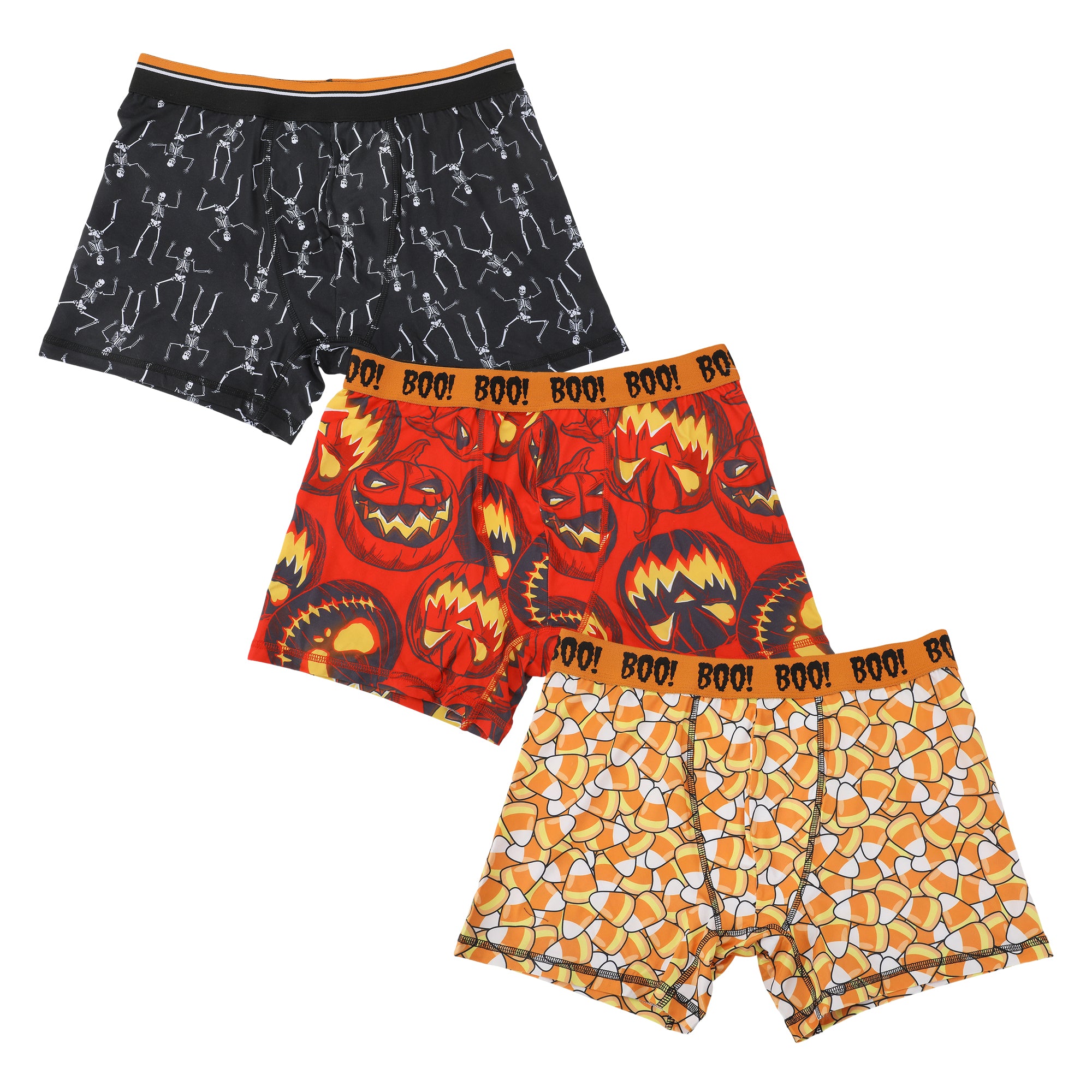 Halloween All-Over Prints Men's Boxer Briefs Multipack (3 Pack)