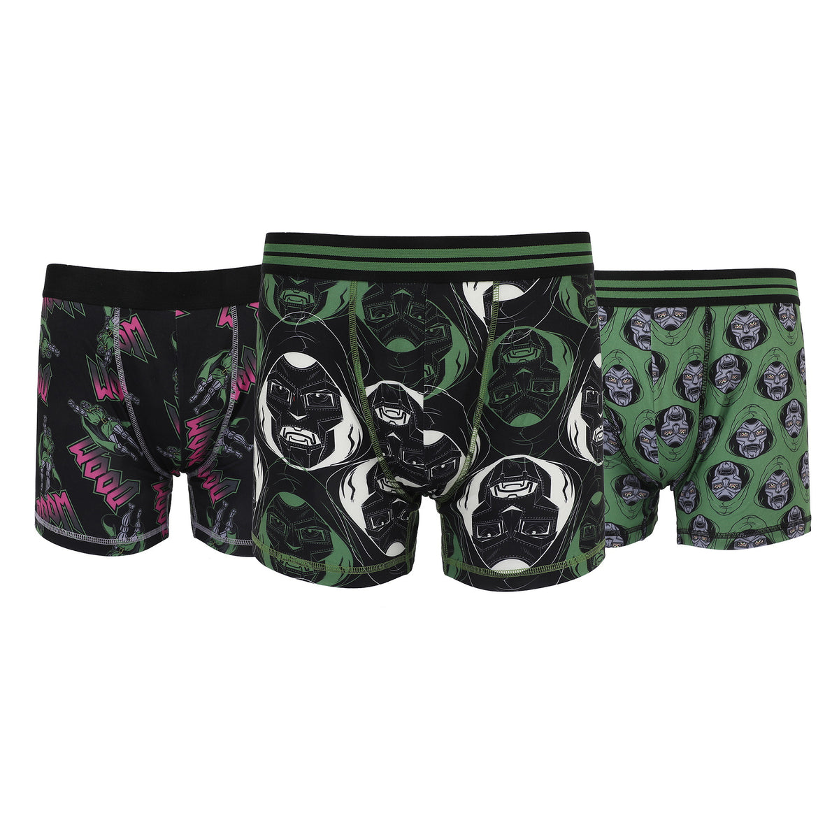 Marvel Universe Doom Three Pack Boxer Briefs For Men