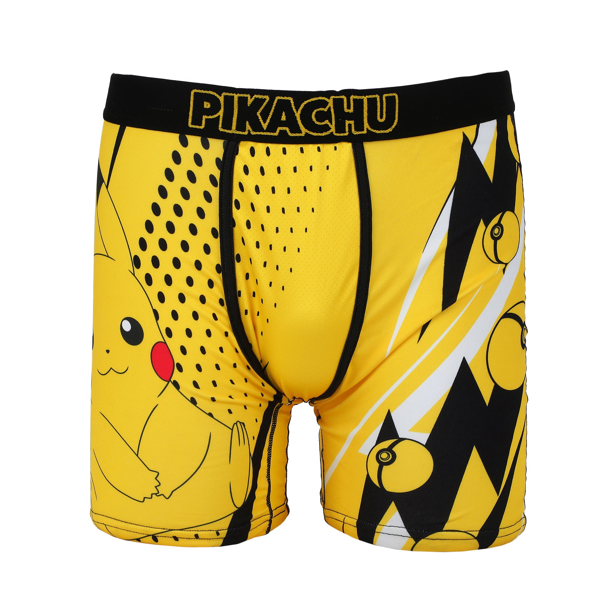 Pokemon Pikachu Men’s Yellow Boxer Briefs