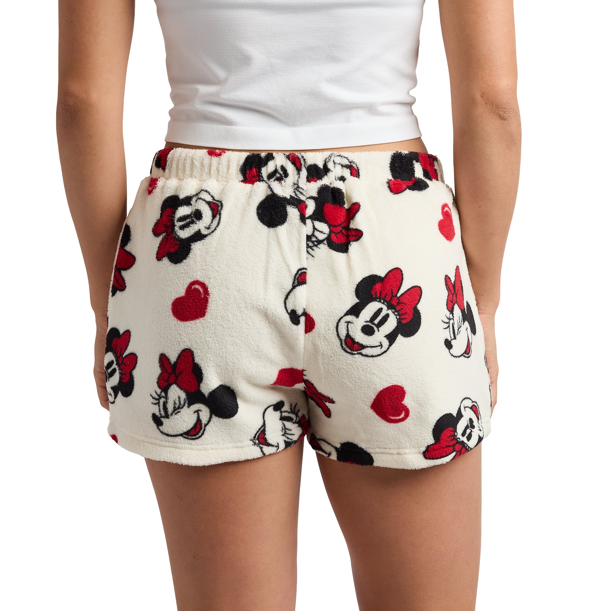 Minnie Mouse Classic All-Over Print Women's Plush Shorts