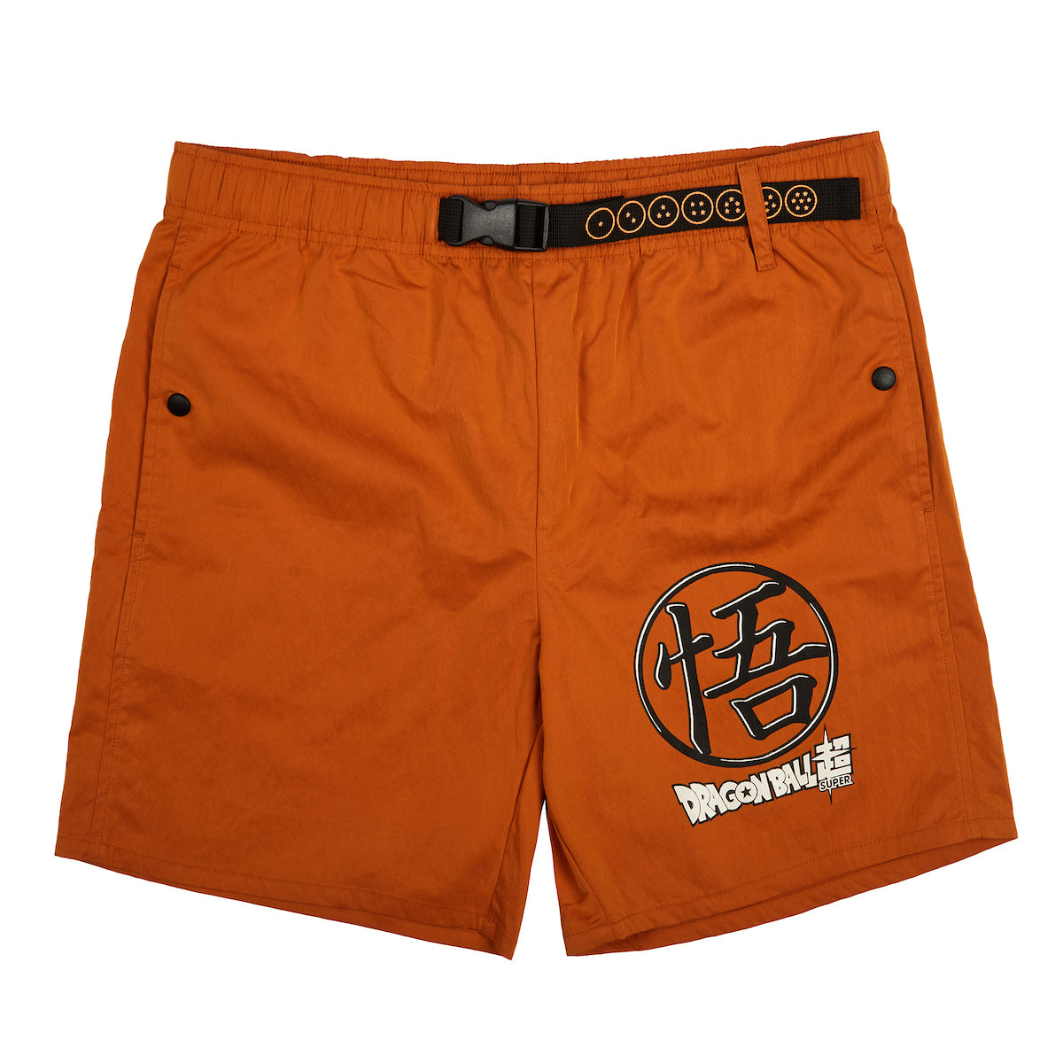 Dragon Ball Super: Super Hero Kanji Symbol Men's Orange Lounge Shorts