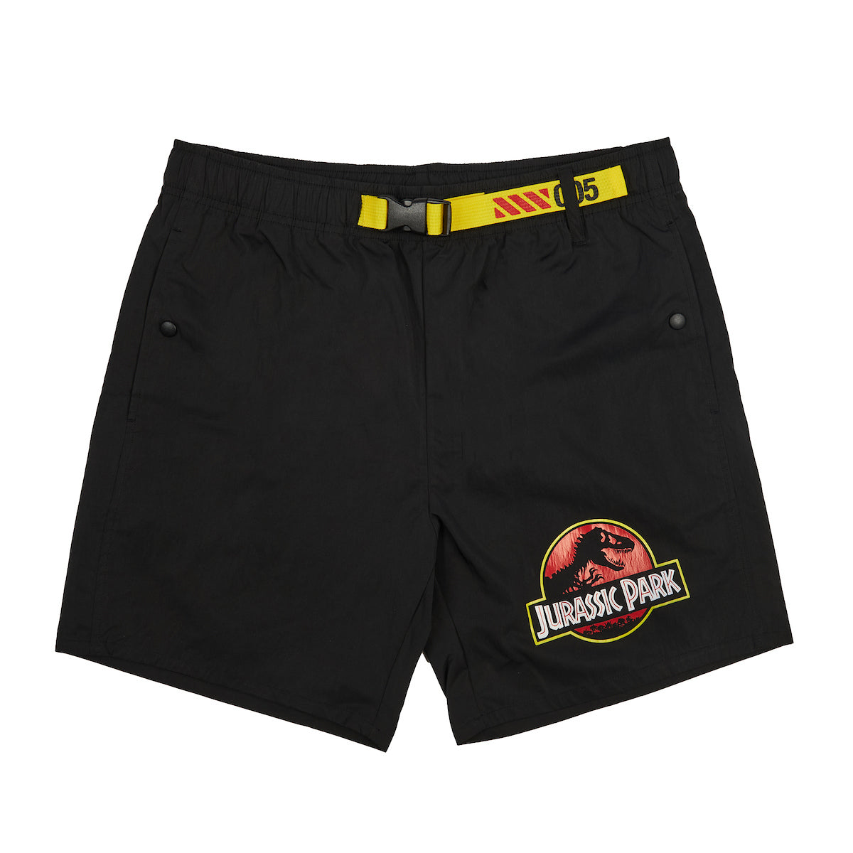 Jurassic Park Isla Nublar Men's Black Lounge Shorts