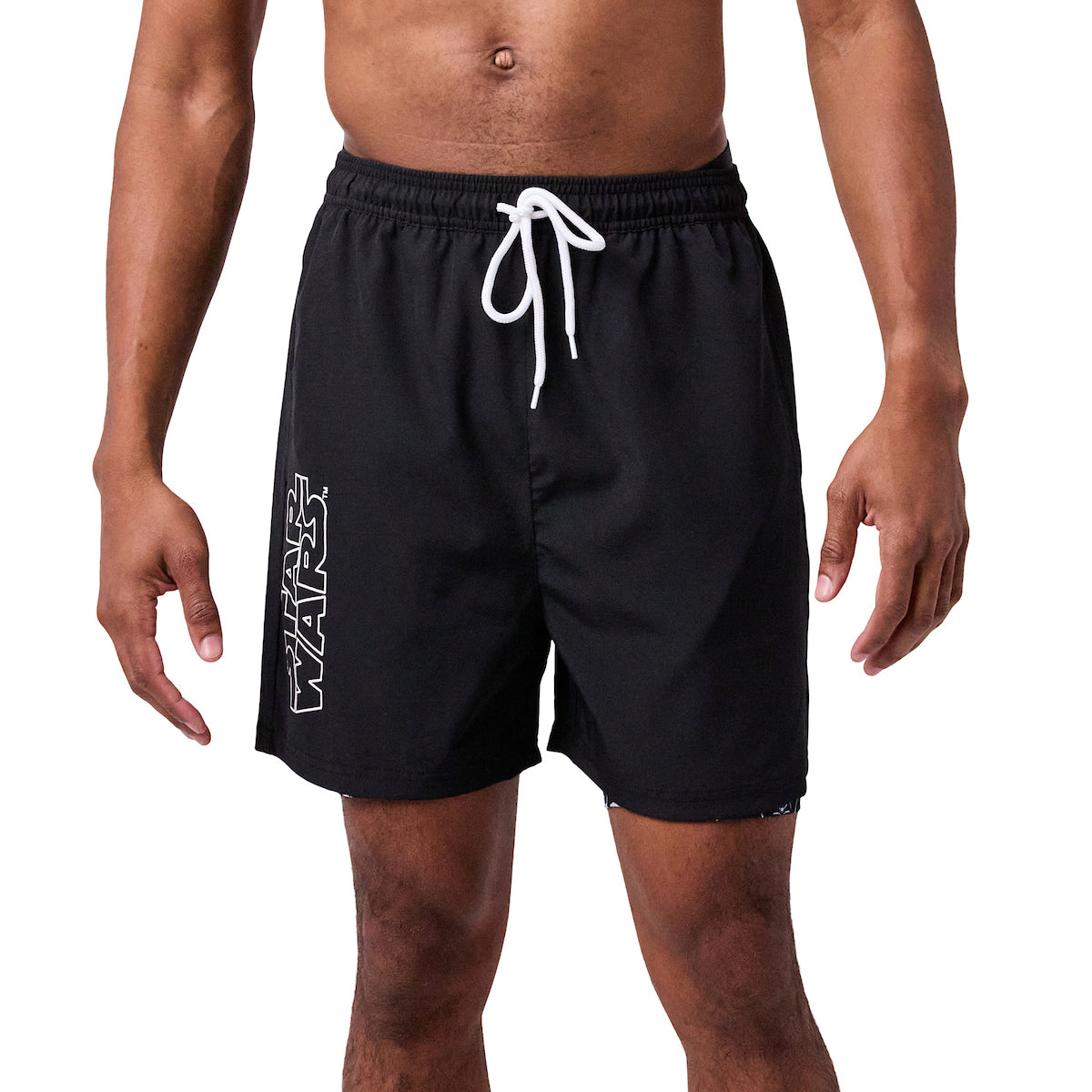 Star Wars Episode IV A New Hope Stormtrooper Helmets Men's Black Gym Pajama Shorts