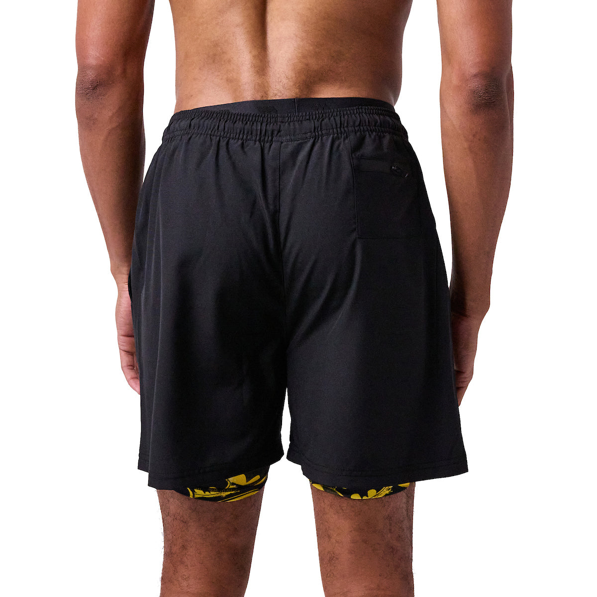 Batman Logo Men's Black Gym Pajama Shorts