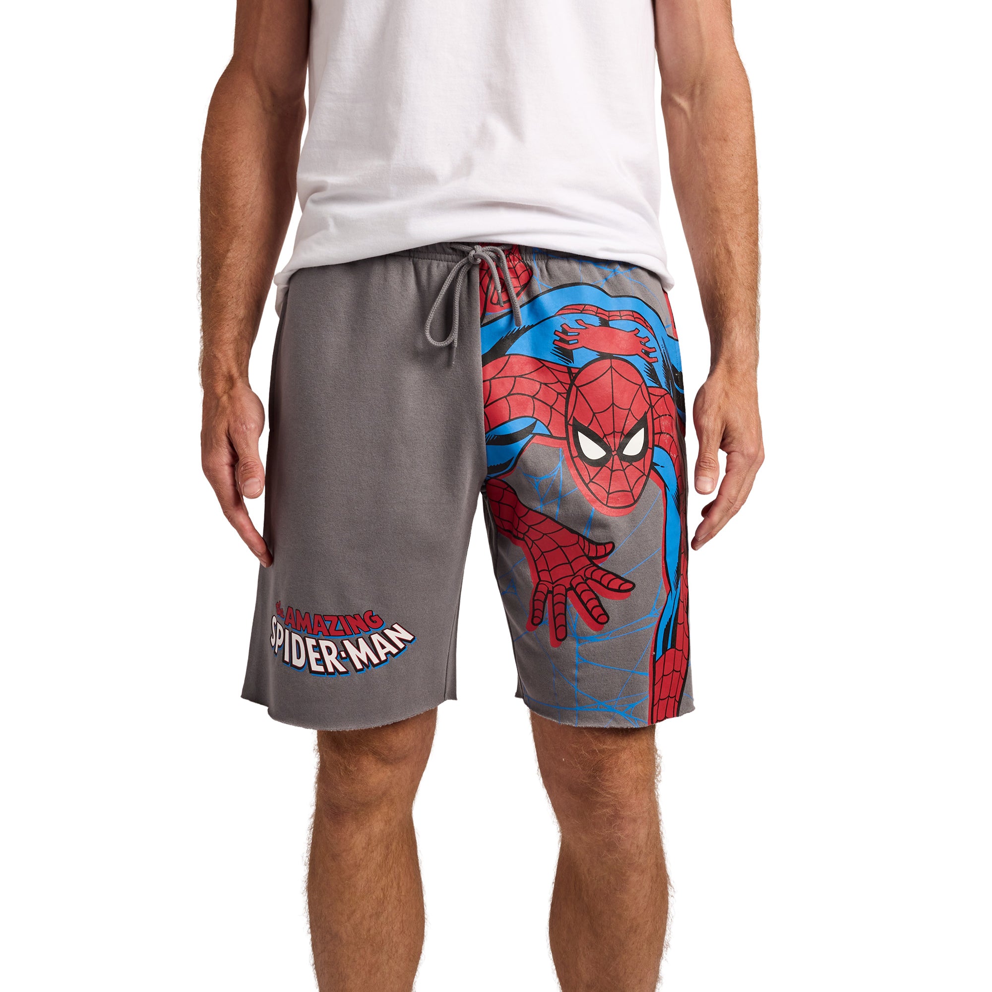 Spider-Man Classic Spider-Man Crawling Men’s Gray Jams