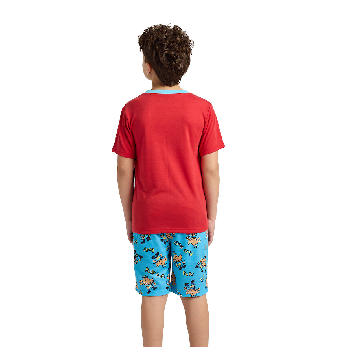 Dog Man All-Over Print Boy's 3-Piece Pajama Set