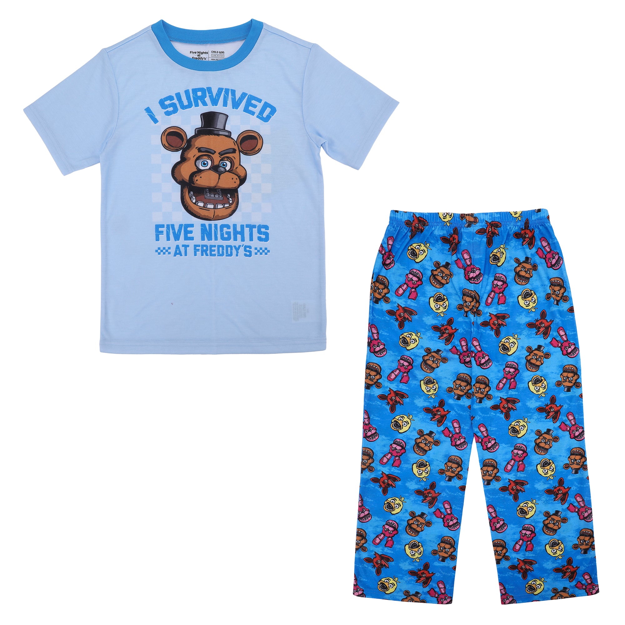 Five Nights at Freddy’s “I Survived” Youth 2-Piece Pajama Set