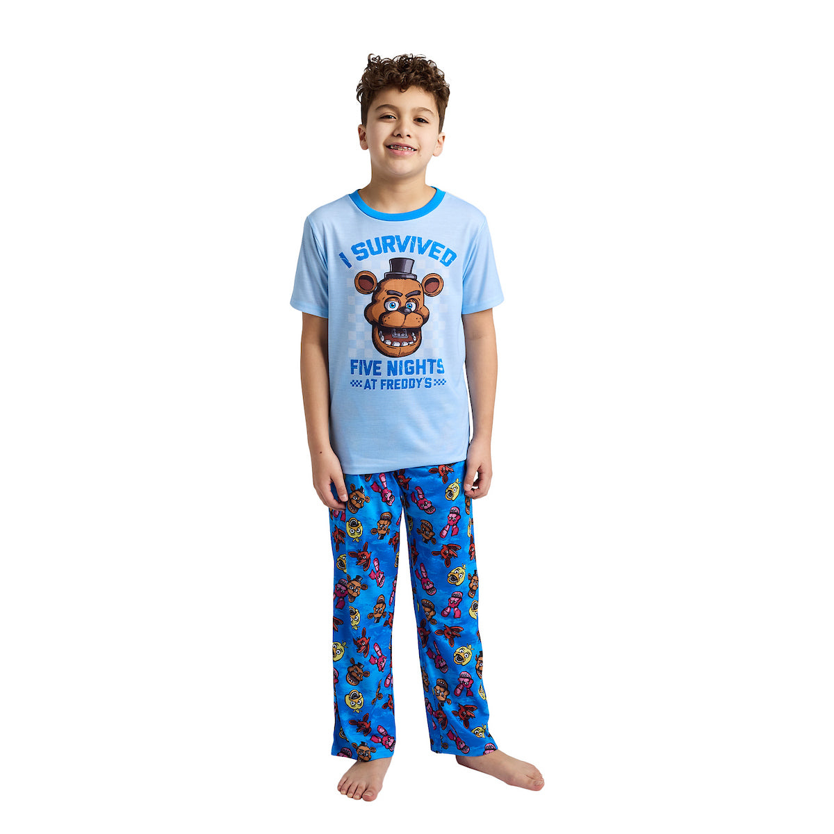 Five Nights at Freddy's "I Survived" Youth 2-Piece Pajama Set