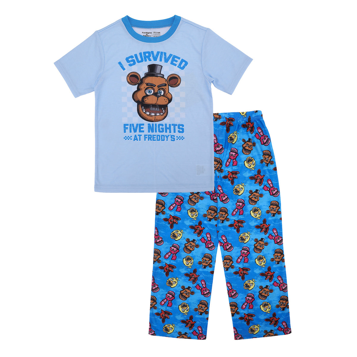Five Nights at Freddy's "I Survived" Youth 2-Piece Pajama Set
