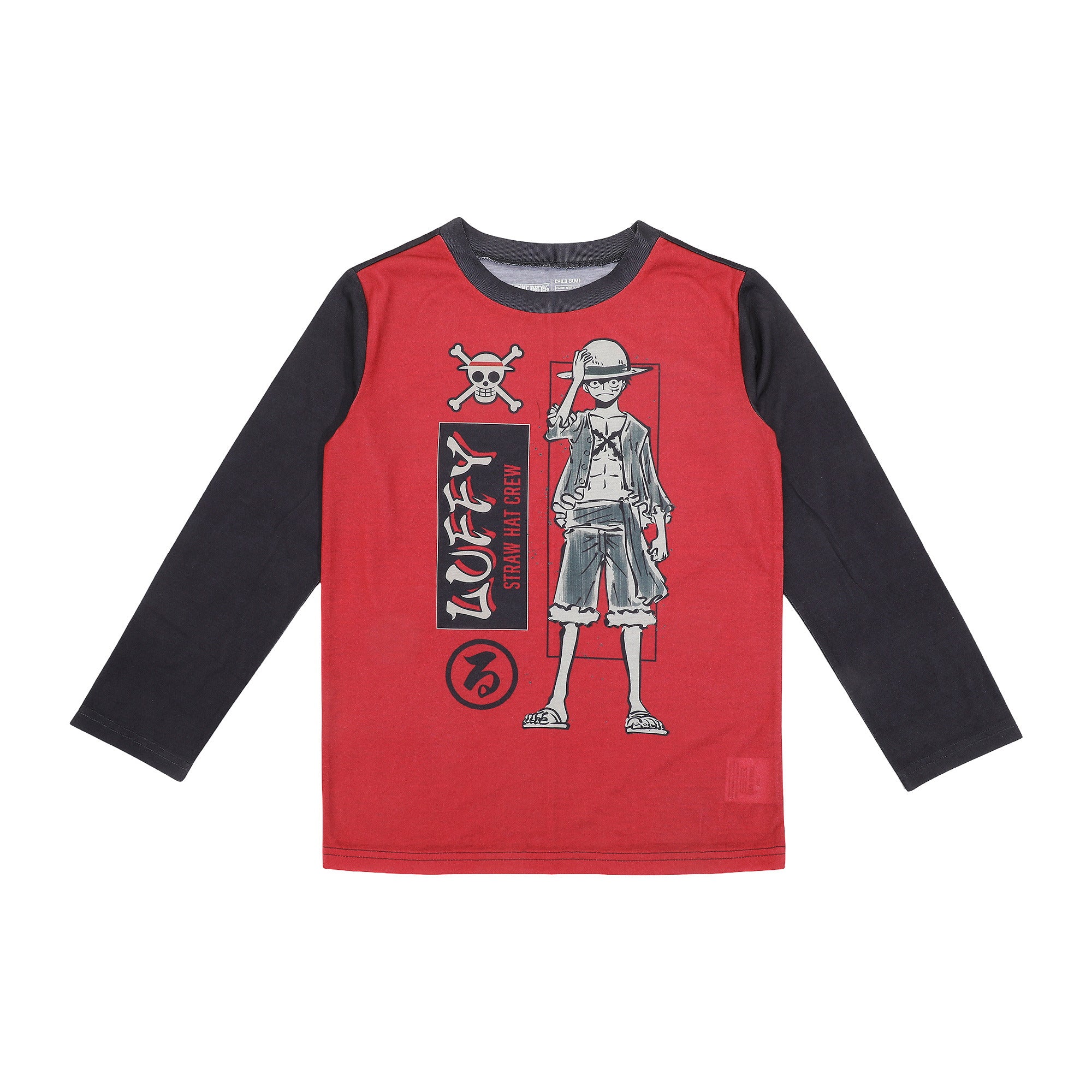 One Piece Luffy Straw Hat Crew Boy's 2-Pack Pajama Set