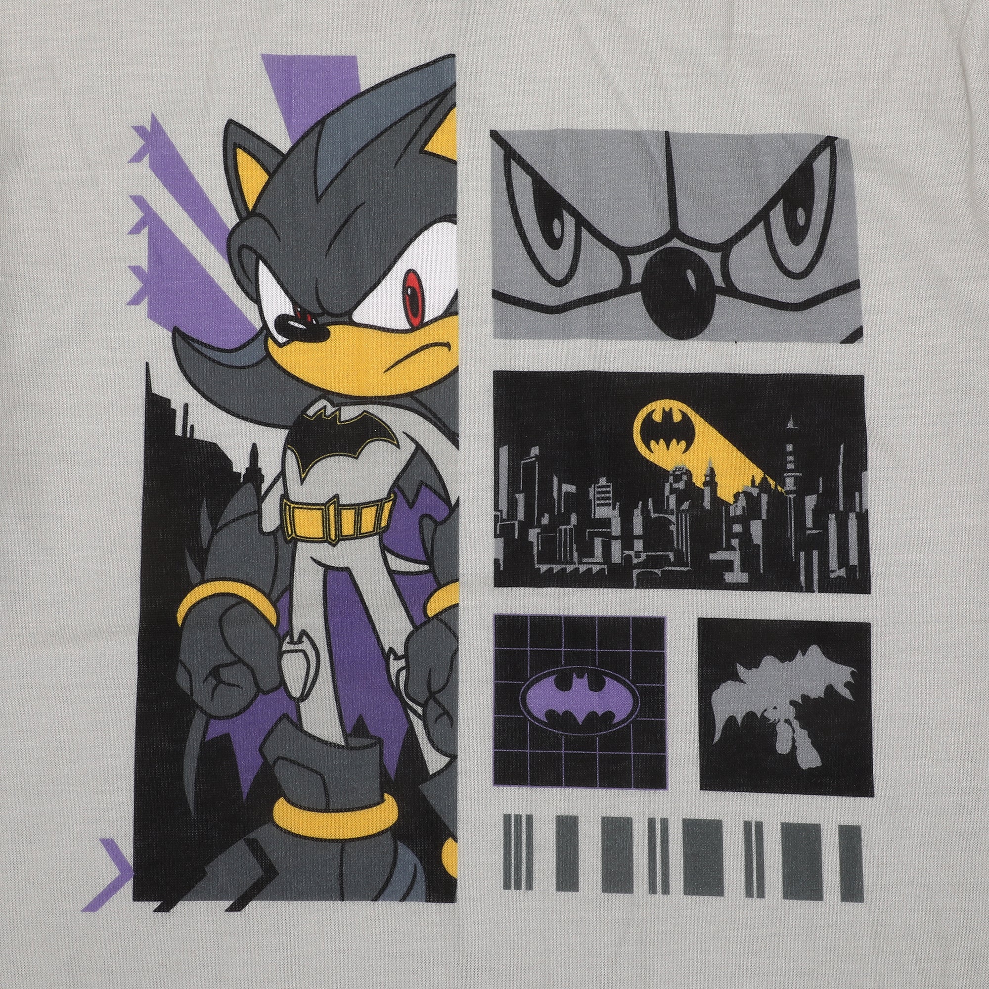 DC x Sega Batman Tails Youth Boy 2-Piece Pajama Set