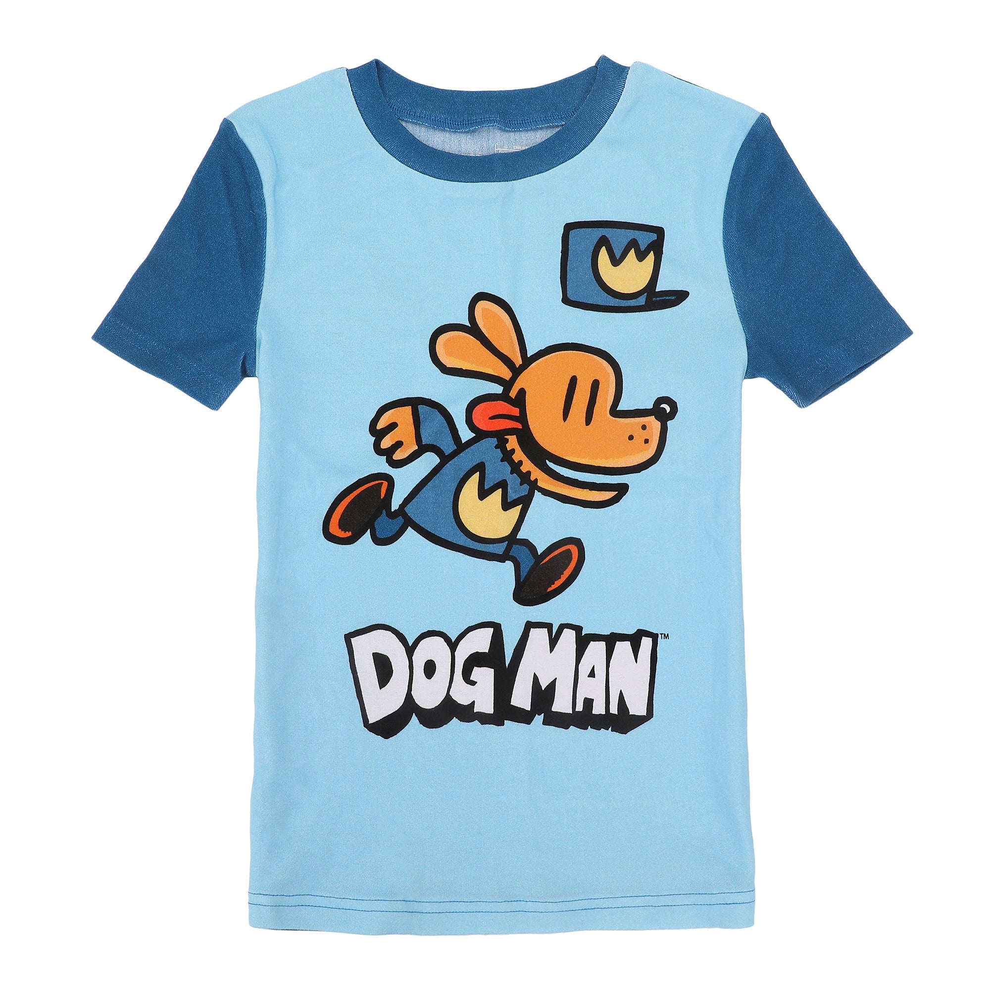 Dog Man Character Art Boy's 4-Pack Pajama Set
