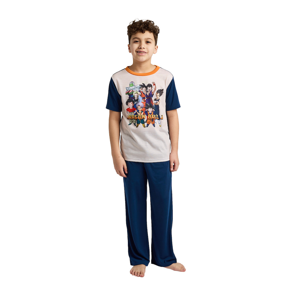 Dragon Ball Z Group Shot Boy's 4-Pack Pajama Set