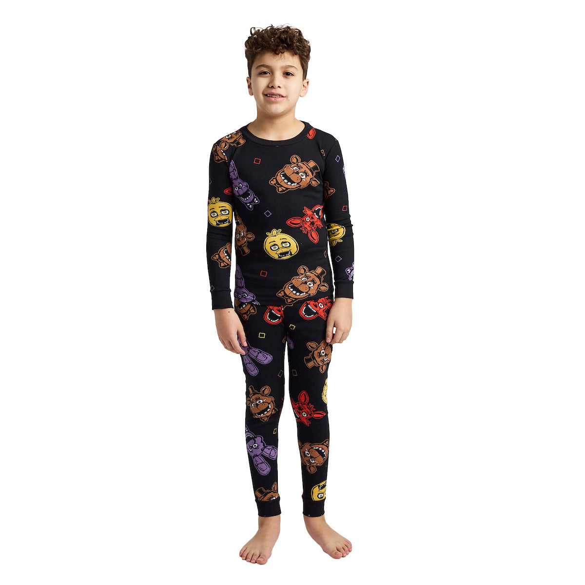 Five Nights At Freddy's I Survived Freddy Face Boy's 4-Pack Pajama Set