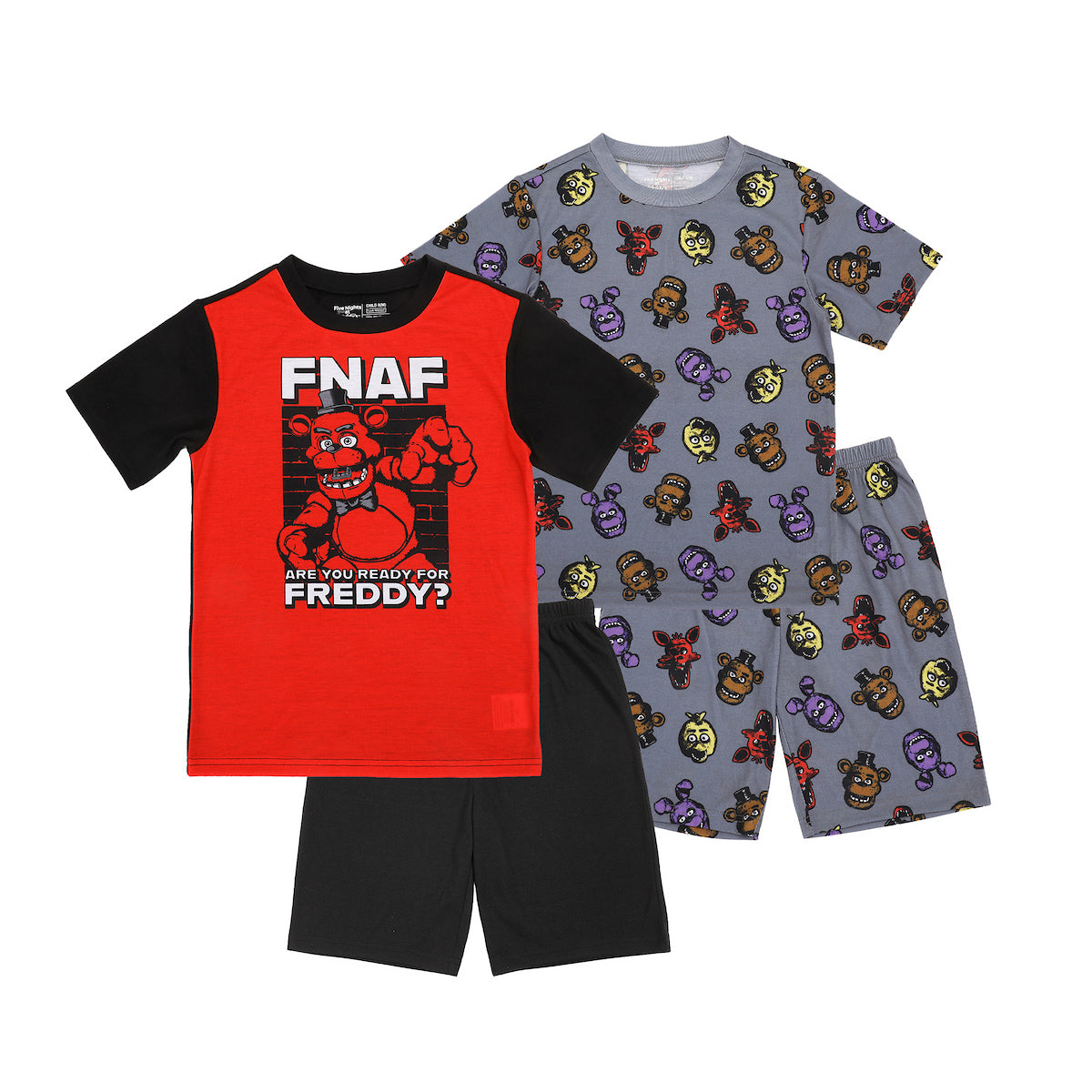 Five Nights At Freddy's Are You Ready For Freddy Boy's 4-Pack Pajama Set