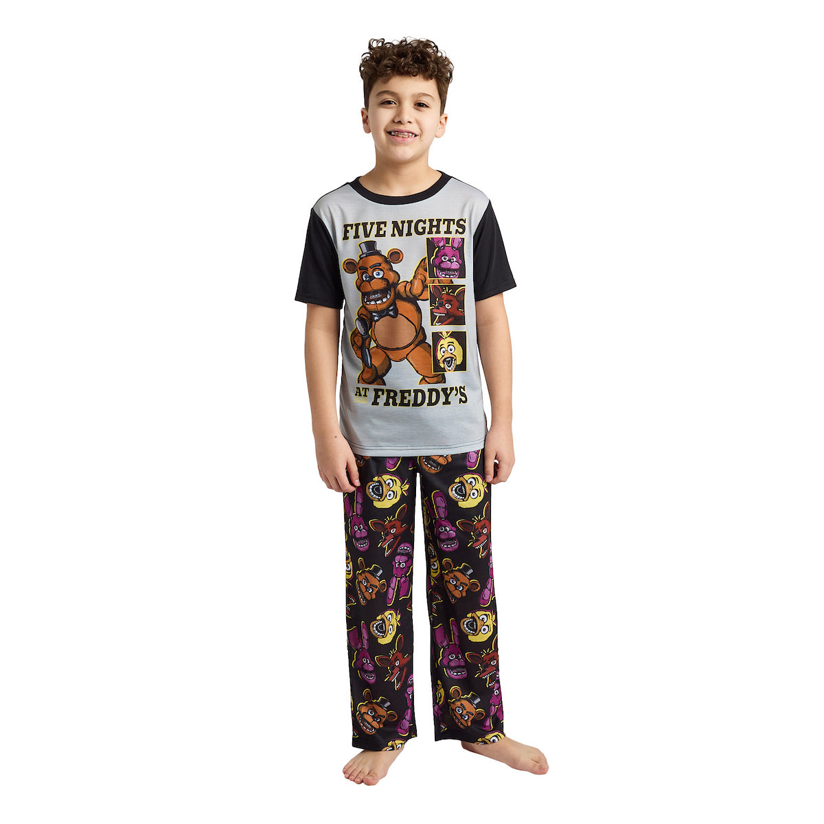 Five Nights At Freddy's I Survived Boy's 4-Pack Pajama Set