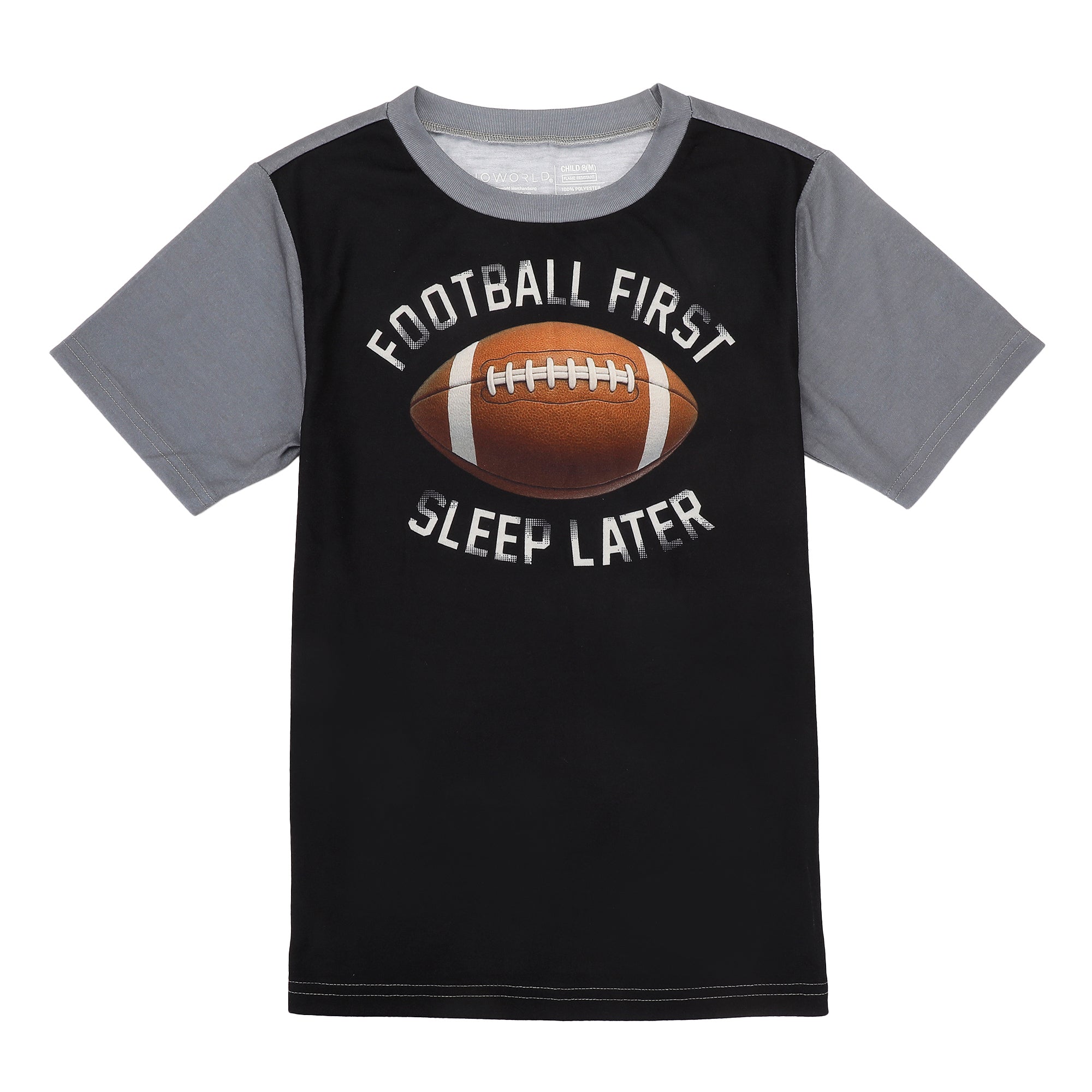 Baseball & Football Boy's 4-Pack Pajama Set