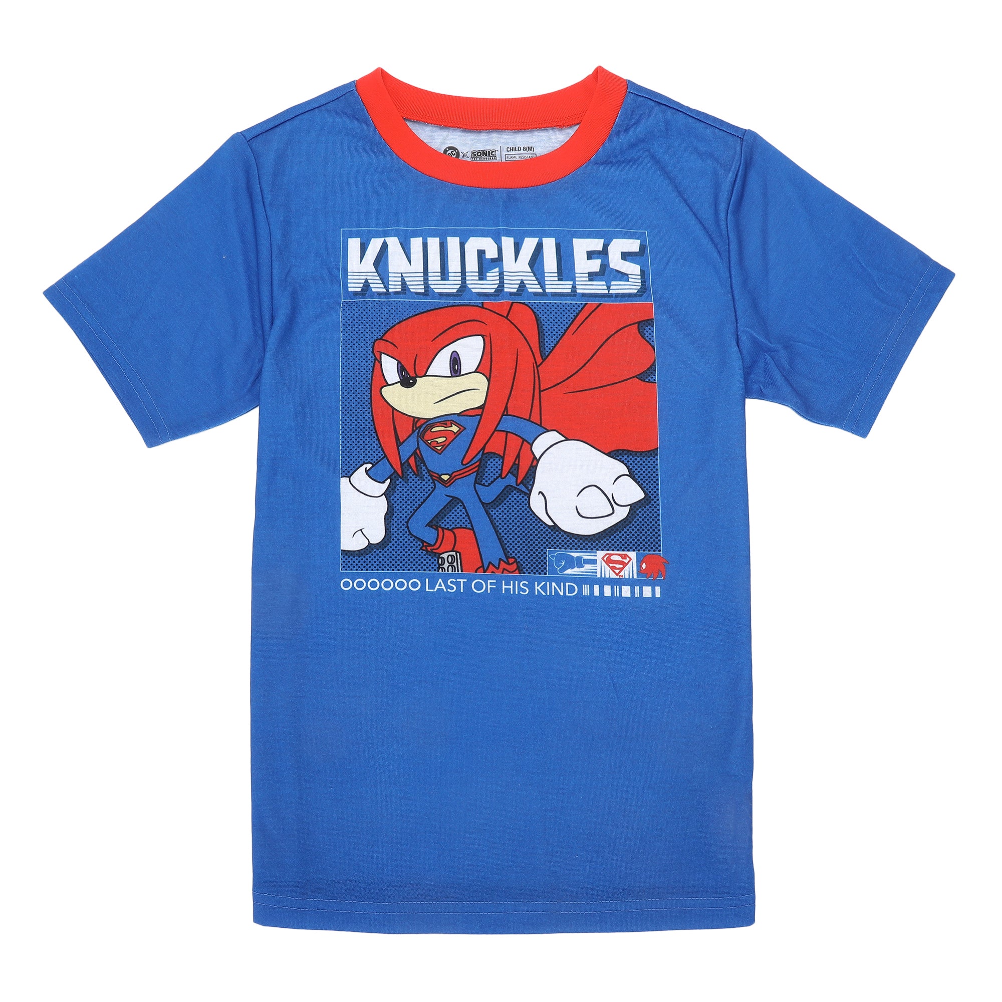 DC x Sega Super Knuckles Youth Boy 2-Piece Pajama Set