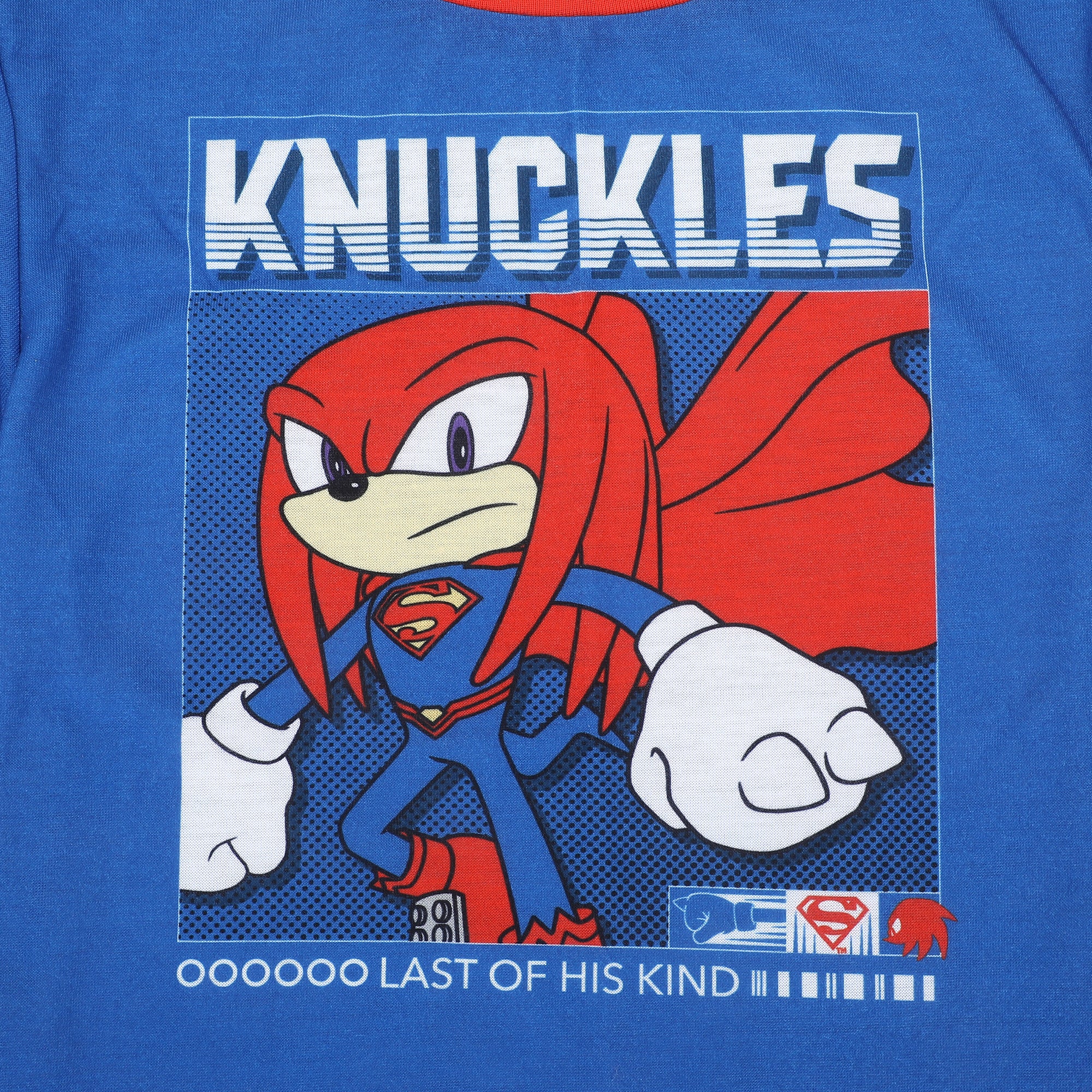 DC x Sega Super Knuckles Youth Boy 2-Piece Pajama Set