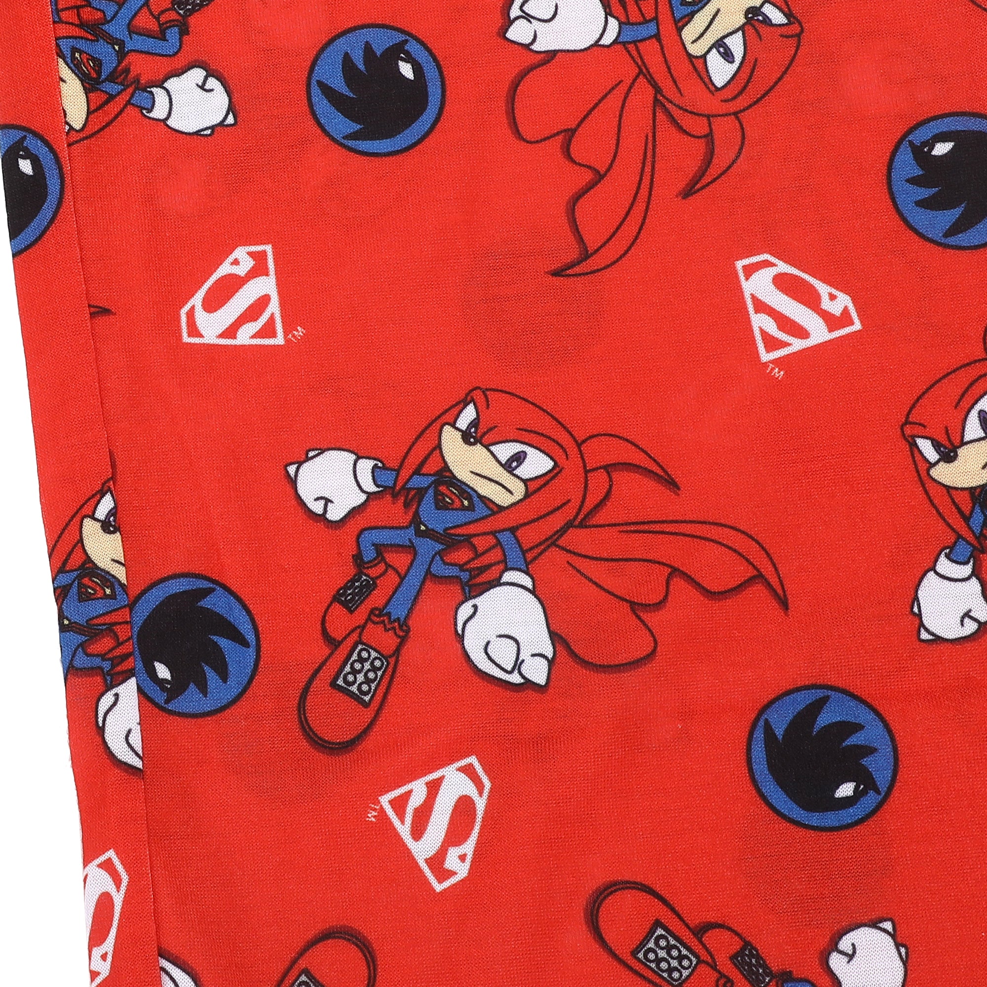 DC x Sega Super Knuckles Youth Boy 2-Piece Pajama Set