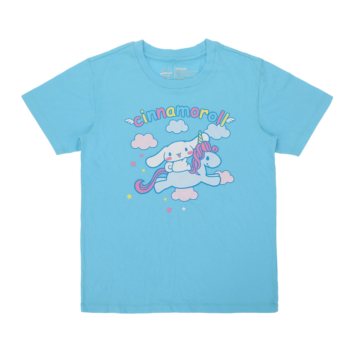 Cinnamoroll Adult Womens Sleepwear Set with Short Sleeve Tee and Sleep Pants