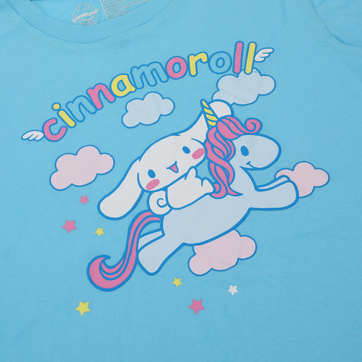 Cinnamoroll Adult Womens Sleepwear Set with Short Sleeve Tee and Sleep Pants