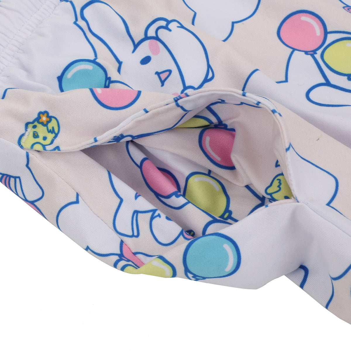 Cinnamoroll Adult Womens Sleepwear Set with Short Sleeve Tee and Sleep Pants