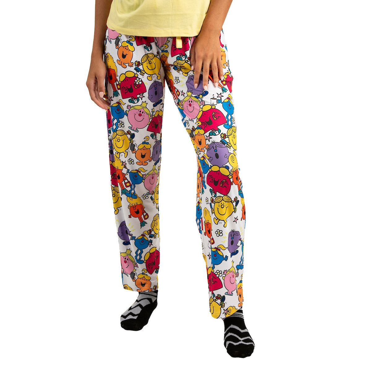Little Miss Adult Women's Sleepwear Set with Short Sleeve Tee and Sleep Pants
