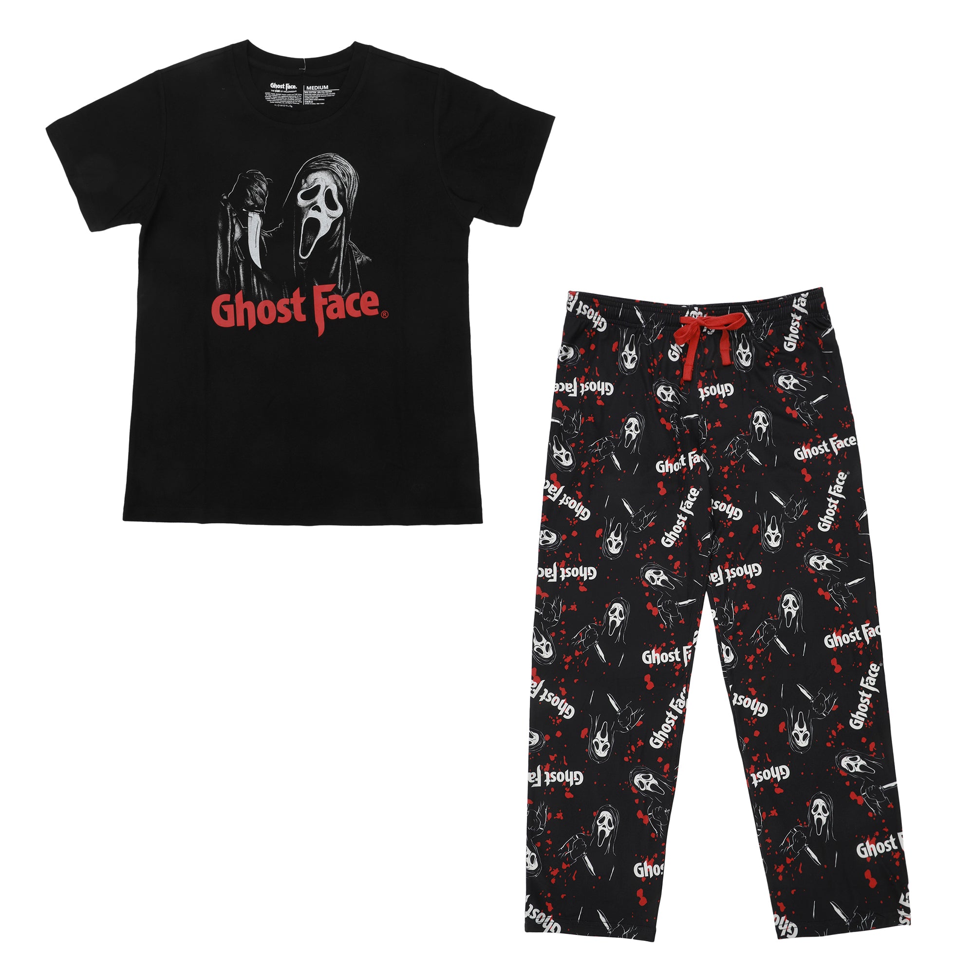 Ghostface Wielding Knife Women's 2-Pack Pajama Set